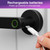 USB-C charging smart door lock in emergency power mode