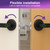Smart door handle compatible with both door directions