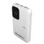 ChargeCore Powerbank 5000mAh White Side Angle