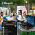 Laser bluetooth turntable outdoor group lifestyle