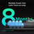 8-month battery life with 8 AA batteries