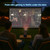 Laser Smart Gaming Projector playing Netflix under the stars