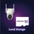 Laser SmartHome solar-powered security camera with accessories