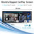 Laser 12-inch CarPlay Android Auto Dual Camera biggest carplay screen