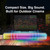 RGB soundbar for outdoor projector cinema setup