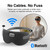 Laser smart sleeping mask earphone with Bluetooth wireless audio for music podcasts and white noise