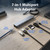 Laser USB-C 7-in-1 hub with HDMI, USB 3.0, Ethernet, SD card reader and 100W PD charging