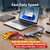 Laser USB-C 6 Port USB and HDMI Hub supporting high-speed data transfers through USB-A and USB-C ports