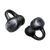 Baseus Inspire XC1 open-ear earbuds and charging case in black on white background