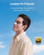 lossless hi-fi sound lifestyle image showing person wearing earbuds with hi-res audio wireless badge