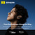 Baseus Inspire XP1 earbuds lifestyle image with Sound by Bose and Dolby Audio messaging