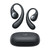 baseus eli sport 2 open ear true wireless earbuds black with charging case front view on white background