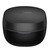 Baseus Bowie WM01 black charging case front view with Baseus logo
