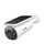 Baseus Security S2 Outdoor Camera 4K white outdoor camera with solar panel, angled product render on a white background