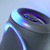 Laser Bluetooth Party Speaker with RGB Lights and Wireless Mic Black