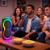 Laser Bluetooth Party Speaker with RGB Lights and Wireless Mic Black