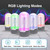 laser jellyfish speaker RGB lighting colour examples for bedroom and home ambience