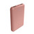 Laser 5000mAh power bank in clay shown from the front with LED battery indicator and top ports