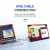 Precision USB-C portable monitor connected to a laptop with one cable