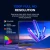 Precision portable monitor displaying a colourful high-resolution image