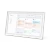 Laser 15.6 inch digital calendar with touch screen in white