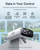 Baseus S1 Lite data control feature graphic with local storage and security callouts