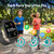 black kids smart watch showing activity tracking features