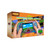 Front packaging of Laser retro handheld game console with console artwork and TV play callout