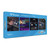 Back of Laser Gaming keyboard packaging showing features and box contents