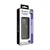 Front of the black ChargeCore 20,000mAh semi solid-state power bank box