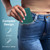 Laser 5000mAh power bank deep green slim design fitting in a jeans pocket 
