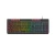 Top view of the RGB gaming keyboard showing the number pad and dedicated hotkeys