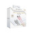 Front of ChargeCore USB-C to USB-C Cable Twin Pack packaging showing pink and grey cables