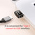 Close-up of a Baseus adapter in a laptop USB-A port beside a USB-C cable plug