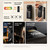 Baseus D1 doorbell feature overview showing video, Wi-Fi, power options, detection and local storage.