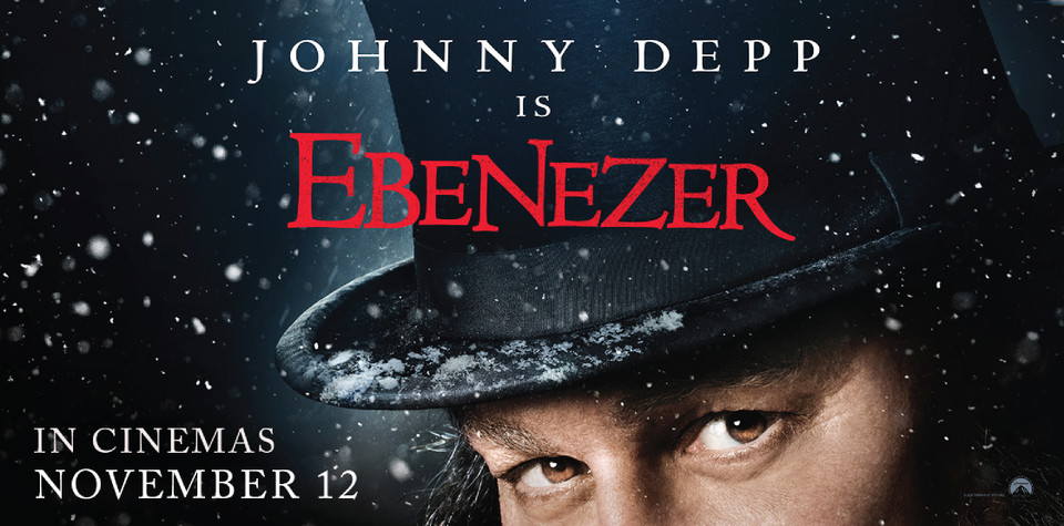 Johnny Depp is Ebenezer. In cinemas November 12.