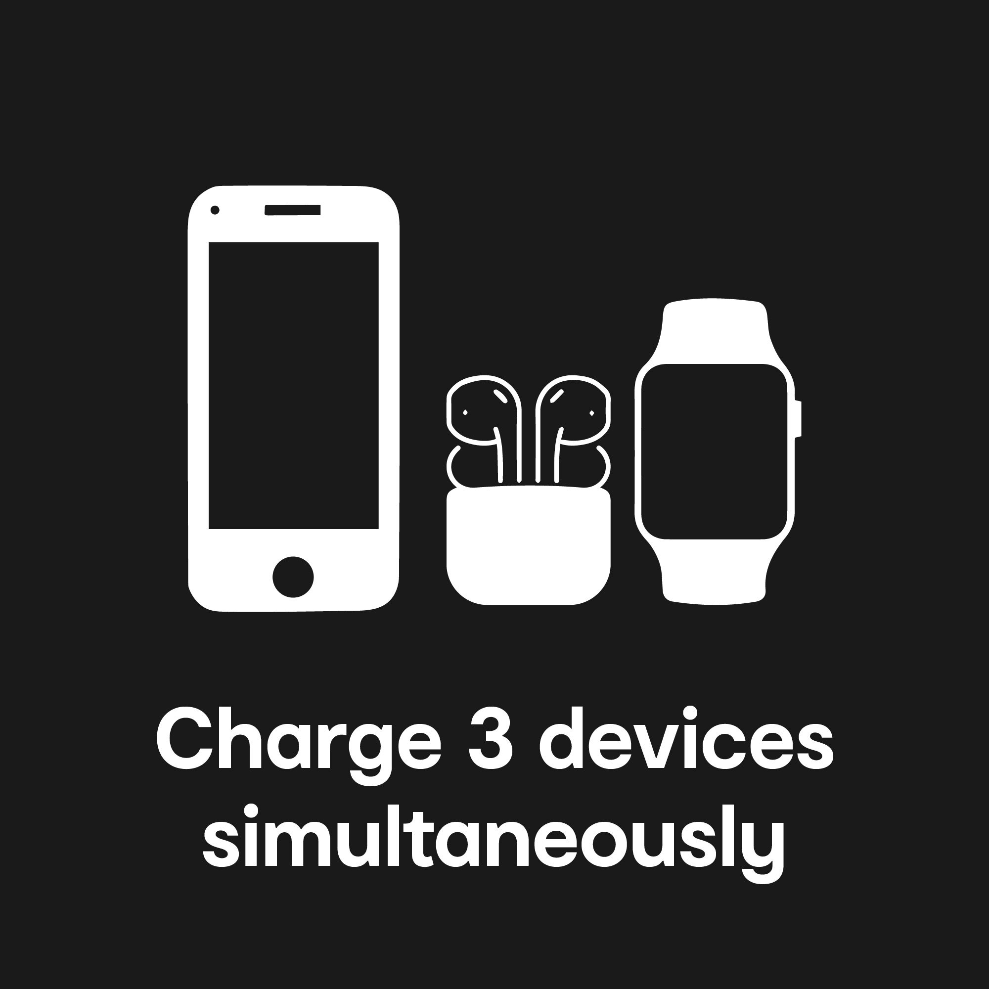 Charge 3 devices simultaneously