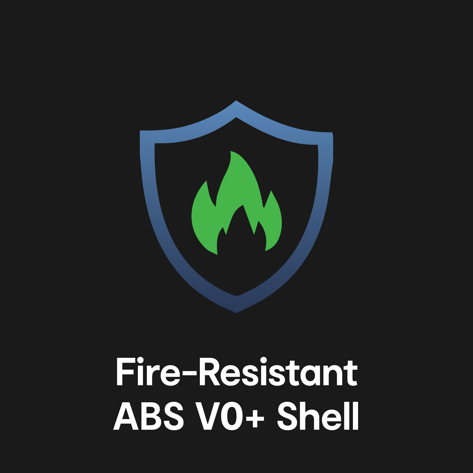 Fire-Resistant ABS V0+ Shell