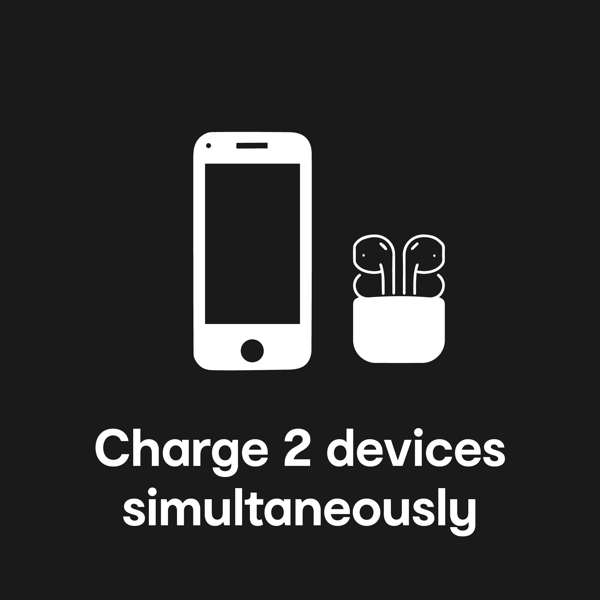 Charge 2 devices simultaneously