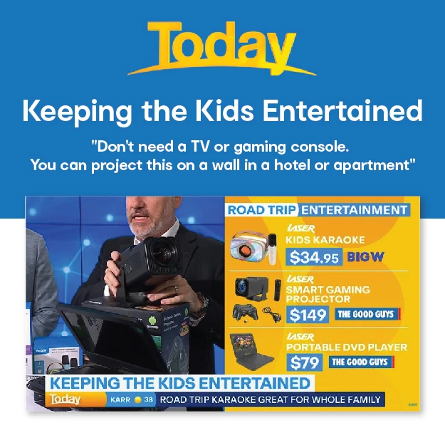 Laser Kids Travel Tech Featured on Today Show