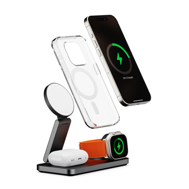 Charging Stand Laser Usb Charging Station With Qi Pad Laser 8A