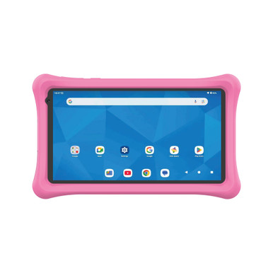 Laser 7-inch Android 15 Tablet with Pink Case