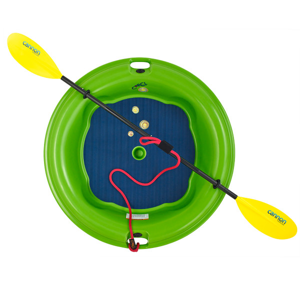 GREEN CORCL WITH FOUR PIECE PADDLE