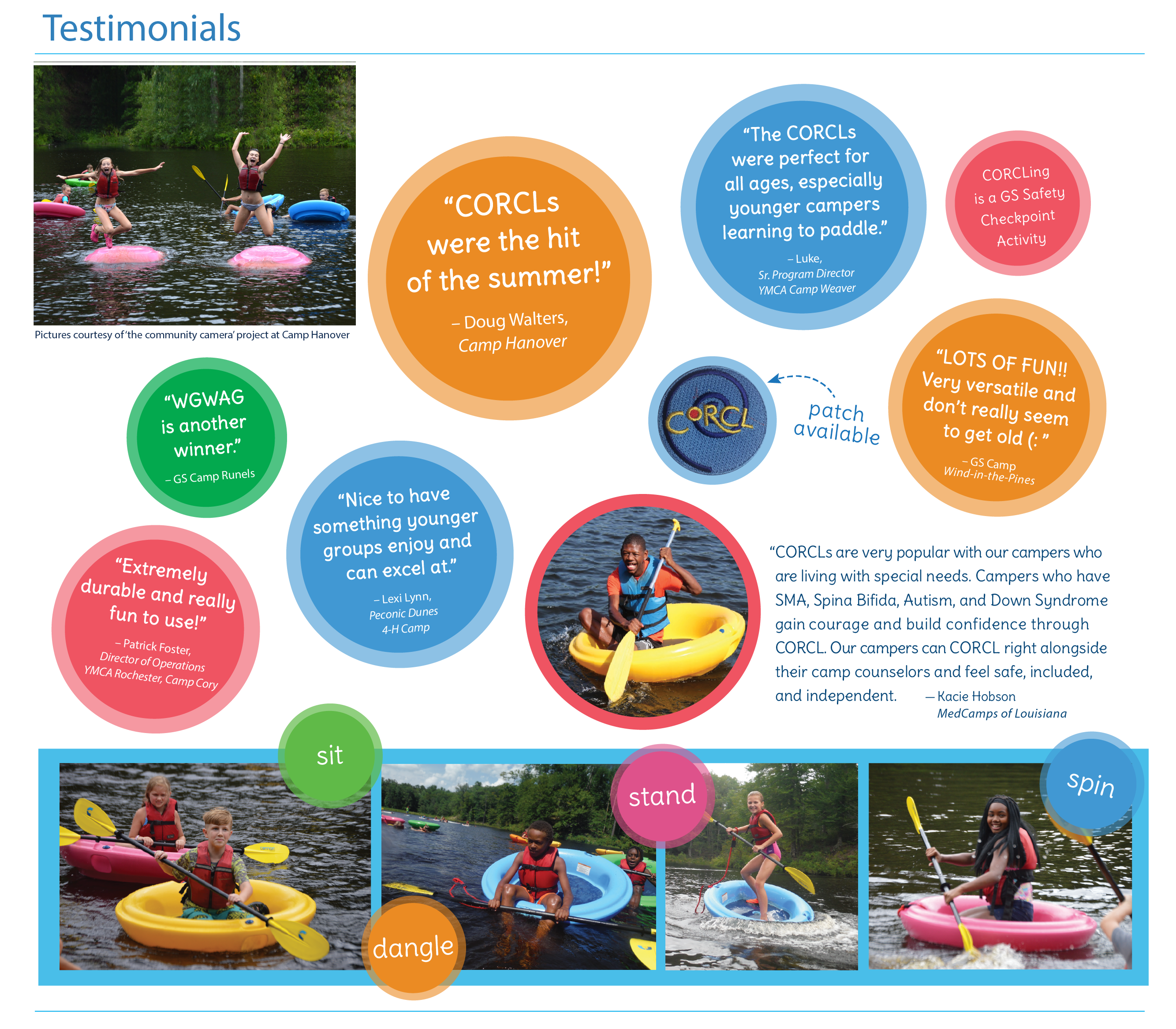 Corcl Summer Camps Round Boat Waterfront Fun