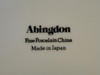 Abingdon by Japan