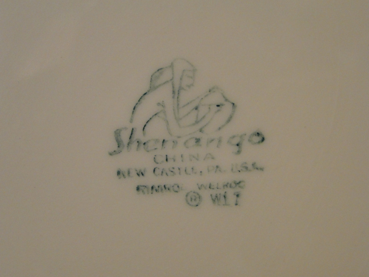 Shenango China Restaurant Ware