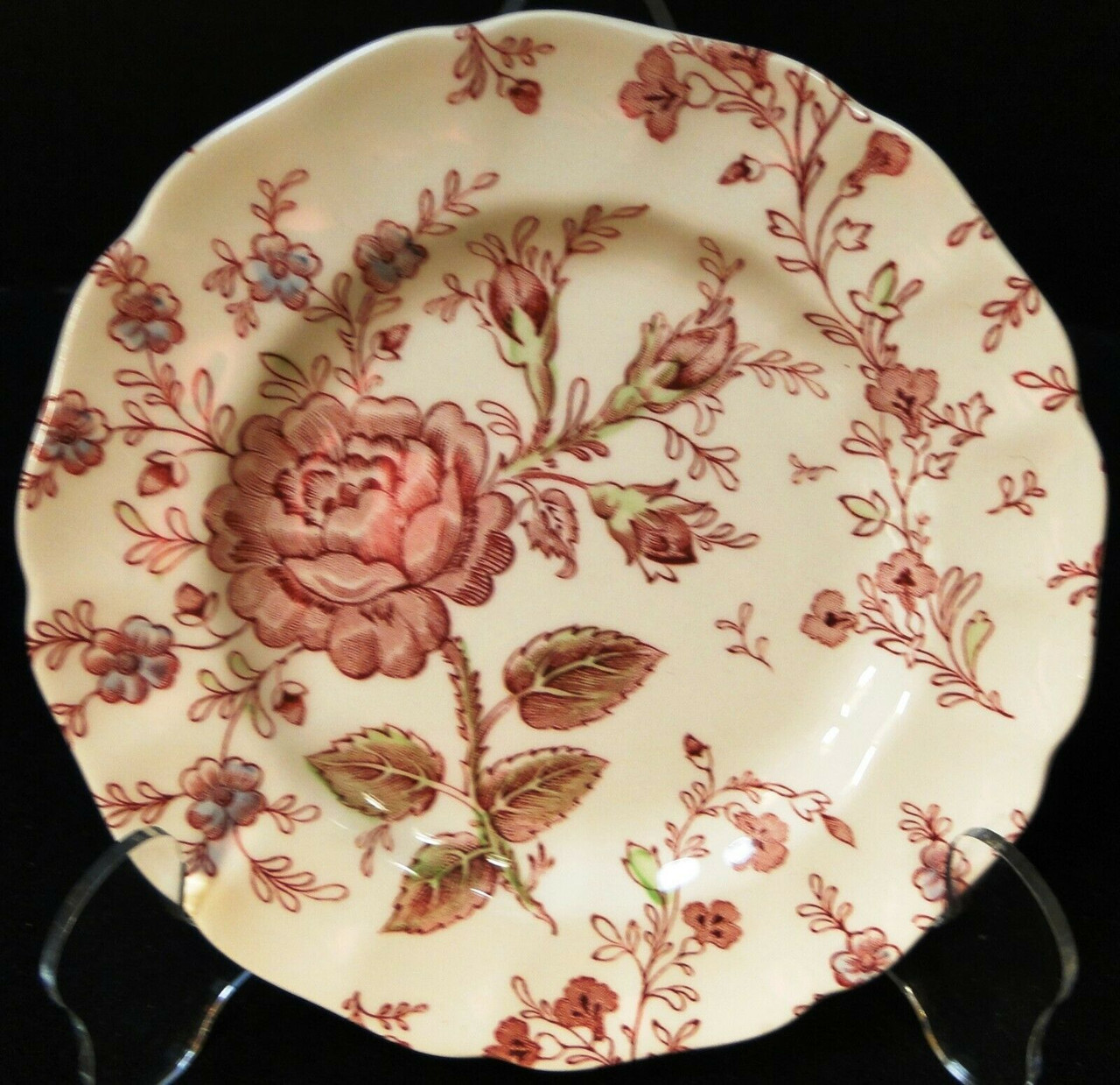 Johnson Brothers Rose Chintz Bread Plate 6 1/4