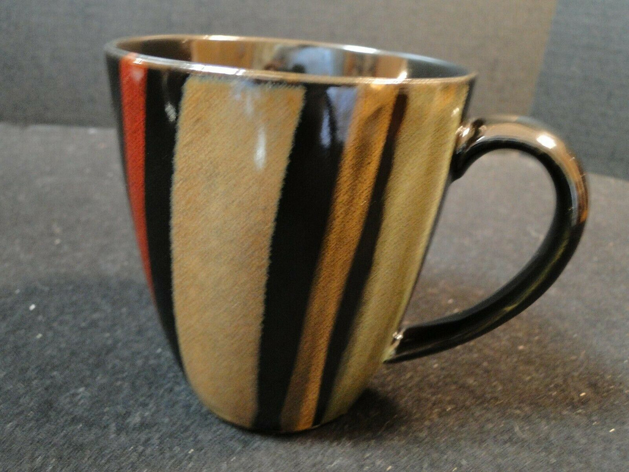 Sango Avanti Black Coffee Mug Cup 4721 DR Vintage Dinnerware and