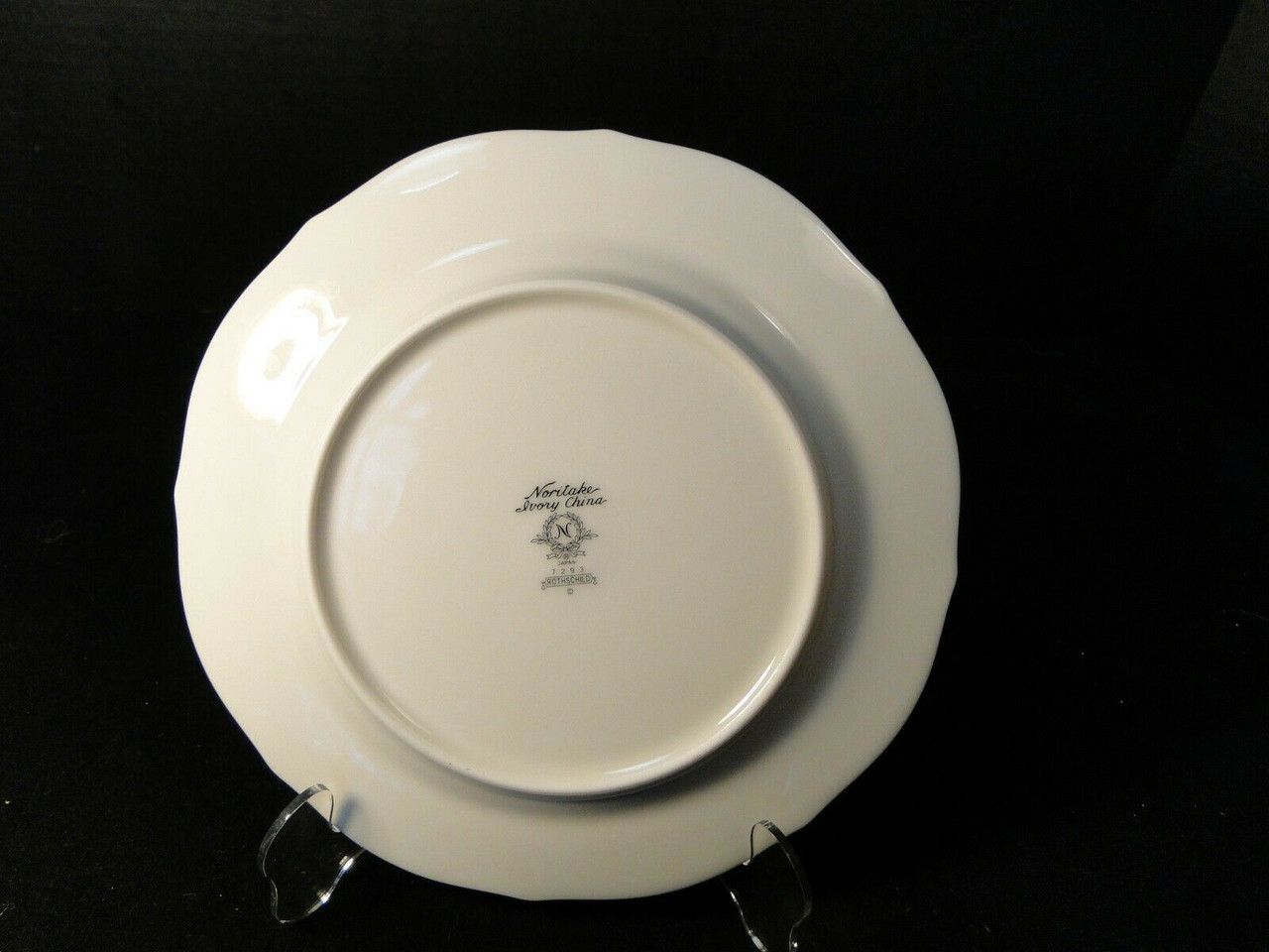 Noritake Rothschild Salad Plates 1/4 7293 Ivory China Set of