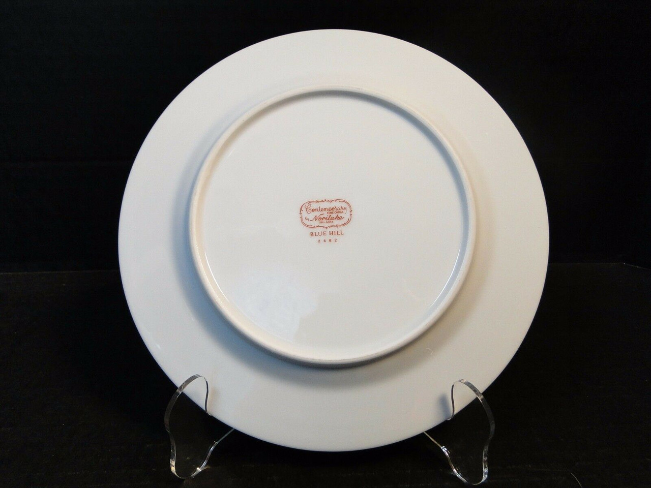 Noritake Blue Hill Dinner Plates 10 1/2" 2482 Blue Floral Set of 2 DR